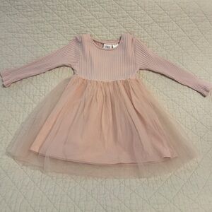 Pink dress with tulle